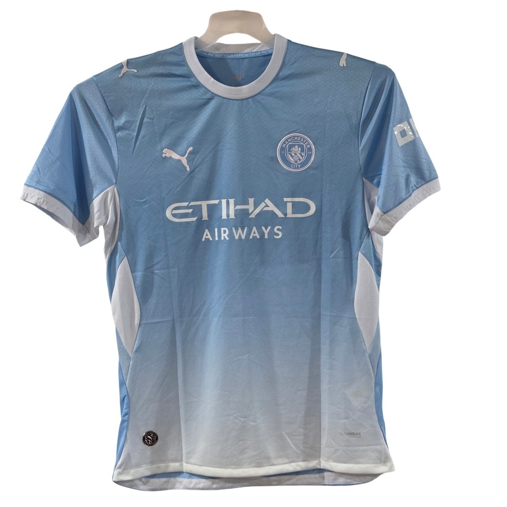 Puma Manchester City Haaland 9 Home Jersey Sky Blue Men 3XL 75912201 NWT